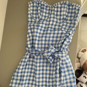 New* For love and lemon checked dress